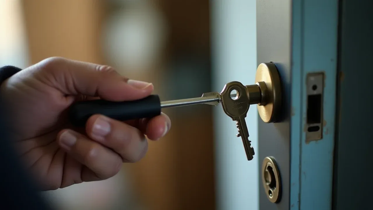 Broken Key Extraction performed by a Don's Locksmith technician