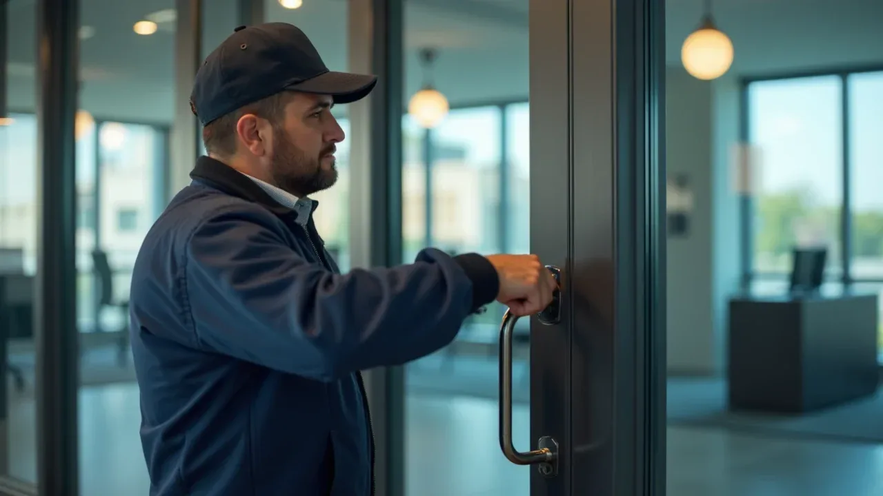 Business Lockout performed by a Don's Locksmith technician