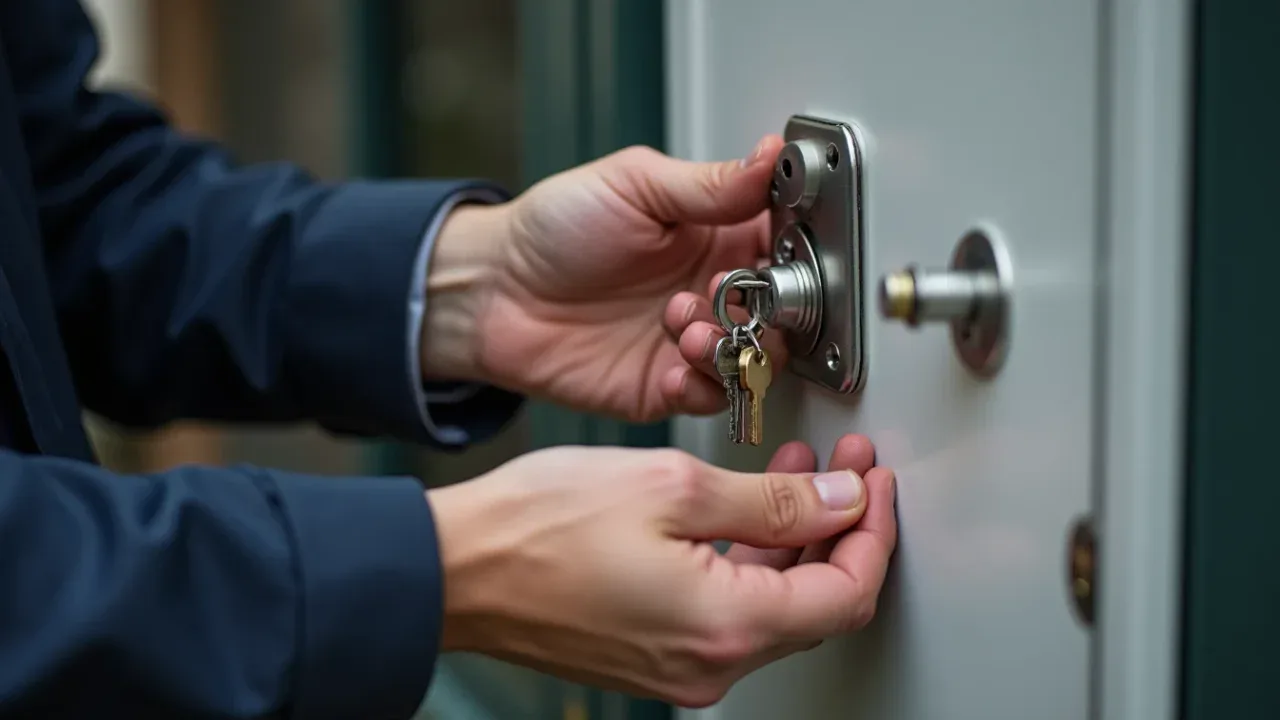 Mailbox Lock Replacement performed by a Don's Locksmith technician