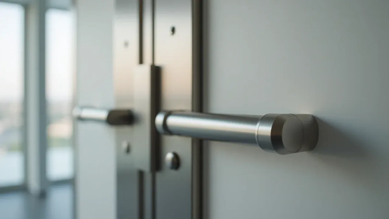 Panic Bar Installation performed by a Don's Locksmith technician